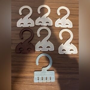 Lot 7 Tupperware Vintage Hang-It-All Tie Belt Scarf Hanger #315-16 #315-4,2,5